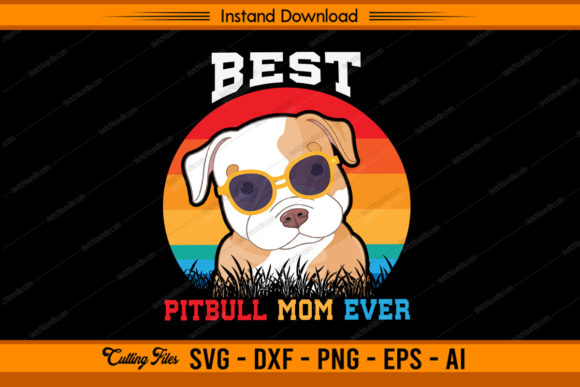 Best Pitbull Mom Ever Vintage Color: A Designer's Go-To Typeface for Authenticity