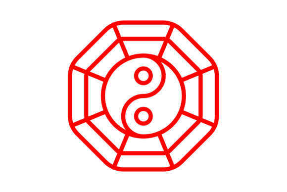 Chinese New Year Bagua Mirror Line Color: A Cultural Icon for Modern Design