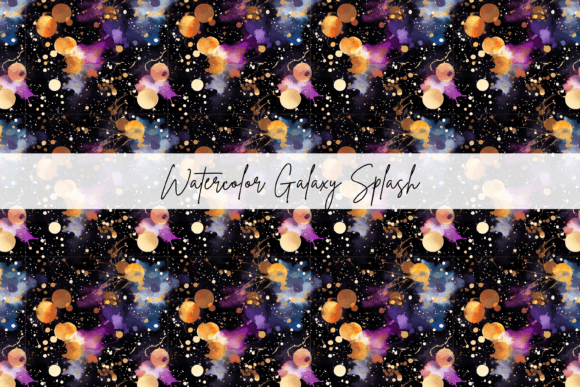 Crafting Cosmic Dreams with a Watercolour Galaxy Tile