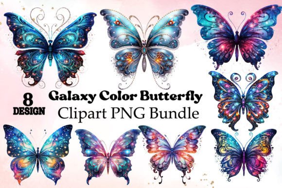 Galaxy Color Butterfly Clipart: A Guide for Creative Projects