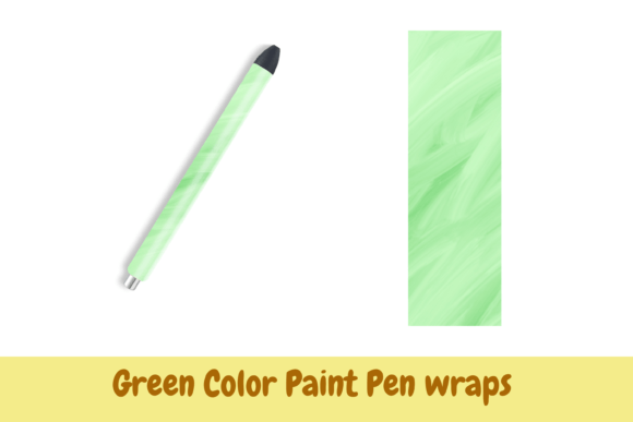 Green Color Paint Pen Wrap PNG: A Fresh Stroke for Your Brand