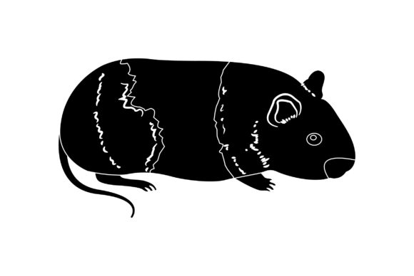 Hamster Vector Design: A Solid Color Asset for Modern Projects