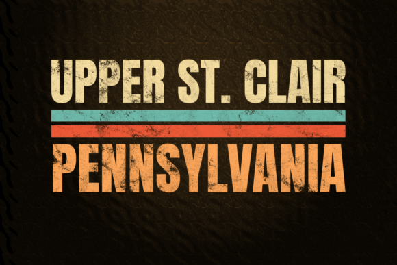Retro Color and Perfect 70s Vintage Pennsylvania Design