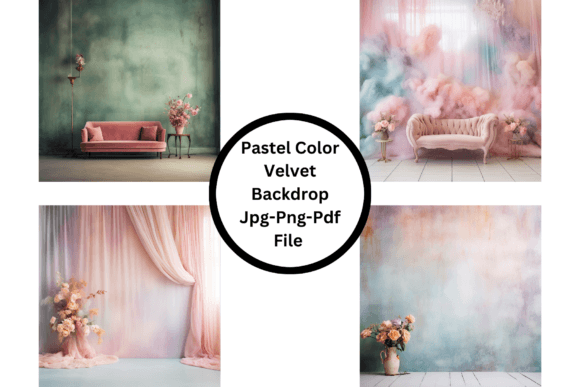 The Visual Softness of a Pastel Color Velvet Backdrop