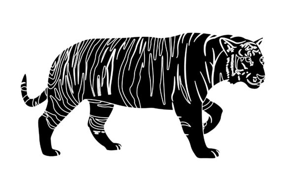 Tiger Vector Design Solid Color: A Powerful Asset for Modern Branding