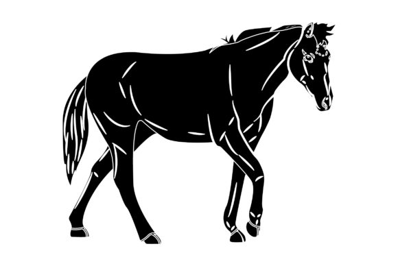 Understanding Horse Vector Design Solid Color