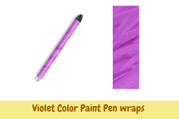 Unlocking Visual Impact with Violet Color Paint Pen Wrap PNG
